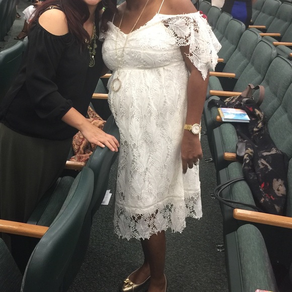 motherhood maternity baby shower dress